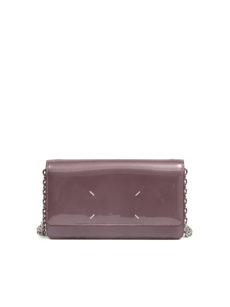 Torebka Maison Margiela skórzana fioletowa