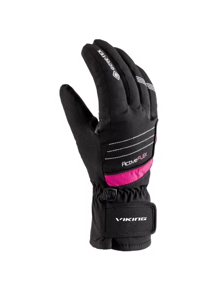 Rękawice narciarskie Viking Helix z membraną Gore-Tex czarne