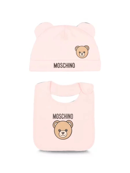 Czapka dziecięca Moschino różowa