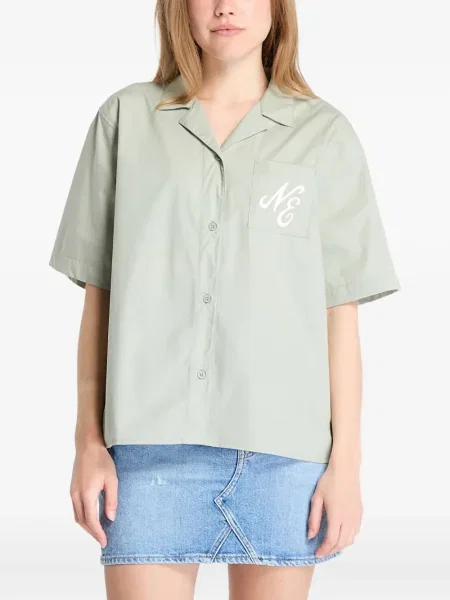 Cămașă New Era Cap cu broderie verde