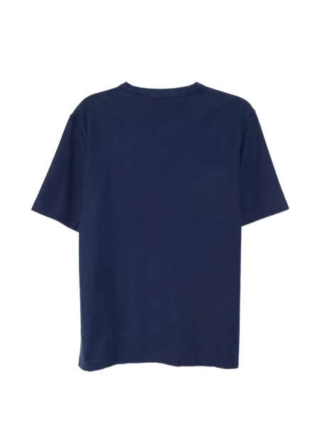 Πλευρωτός μπλούζα Norse Projects μπλε