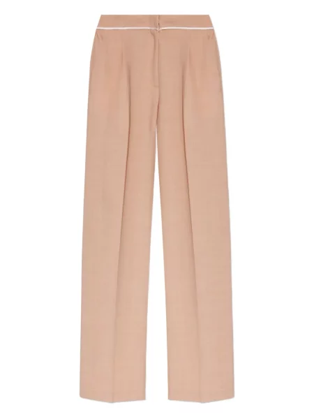 Pantaloni Forte_forte plisate roz