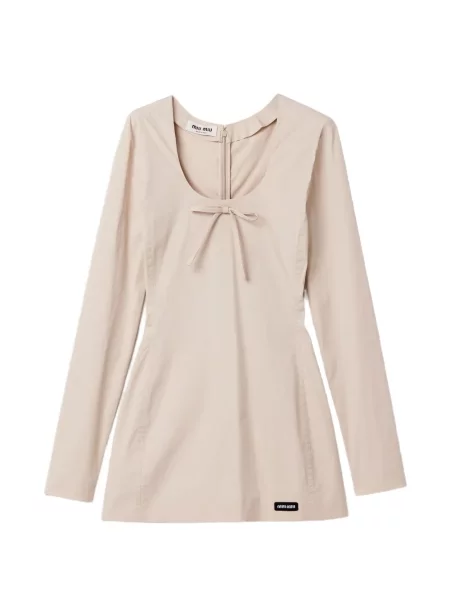 Rochie mini Miu Miu din poplin