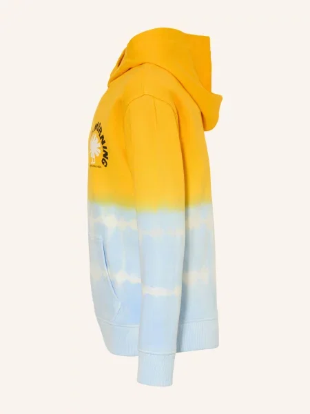 Scotch & Soda Mikina S Kapucí žlutá / tmavě modrá bílá