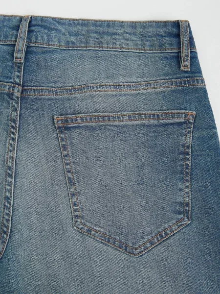 Reserved Джинси slim із вареним ефектом indigo jeans 