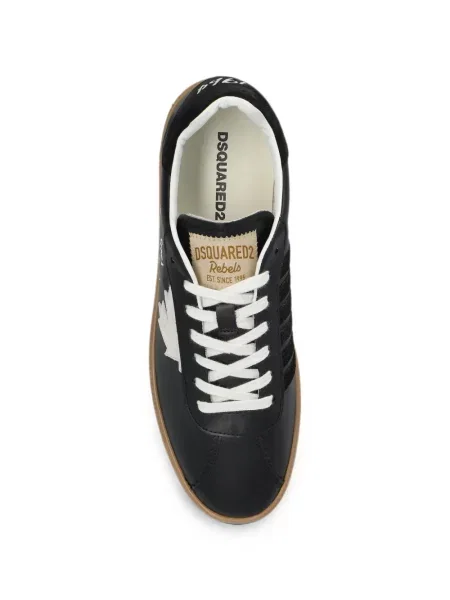 Sneakerși Dsquared2 din piele negru