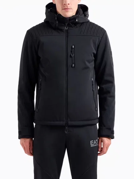 Гірськолижна куртка поліамід/еластан чорний