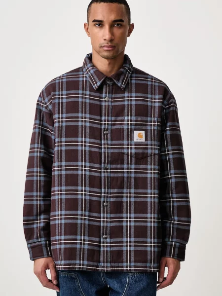 Carhartt WIP Baird Shirt Jac geacă tip cămașă din pentru bărbați