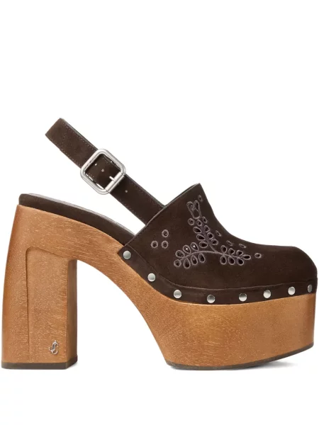 Pantofi cu toc Jimmy Choo maro