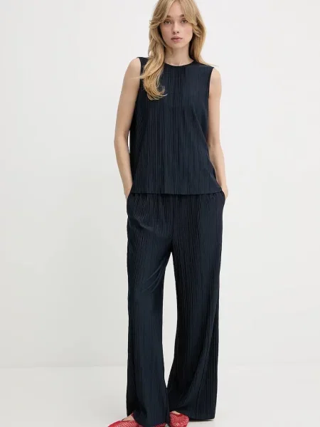 Блузка Samsoe Samsoe SAUMA однотонна зелений