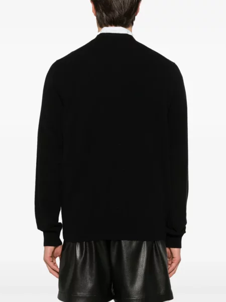 Вълнена жилетка Comme Des Garçons Shirt черно