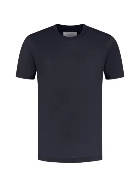 Tricou Marco Pescarolo cu decolteu rotund albastru