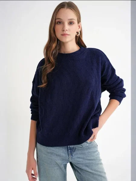 MixRay Svetr Pullover námořnická modř