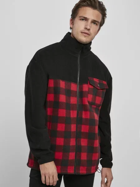 Kurtka Urban Classics polarowa do biegania czarna