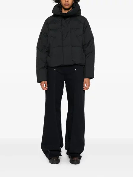 Geacă cu puf Canada Goose cu glugă negru
