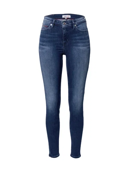 Tommy Jeans Blugi Nora Bleumarin Skinny Fit albastru