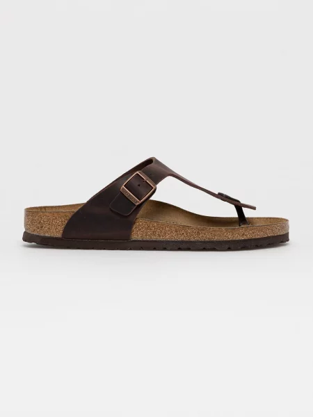 Klapki Birkenstock brązowe