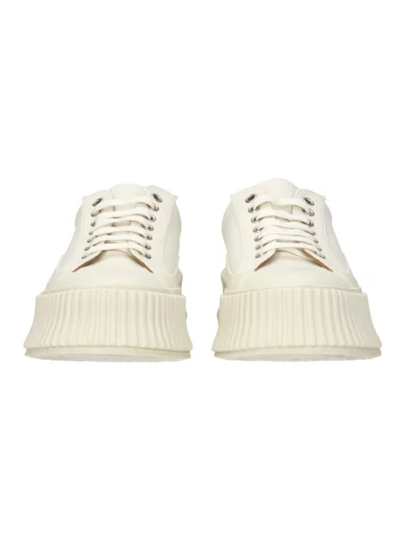Sneakersy Jil Sander na platformie białe