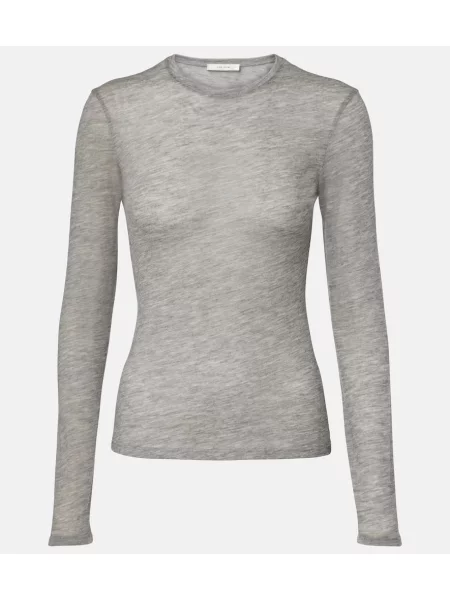 Top The Row z kaszmiru szary