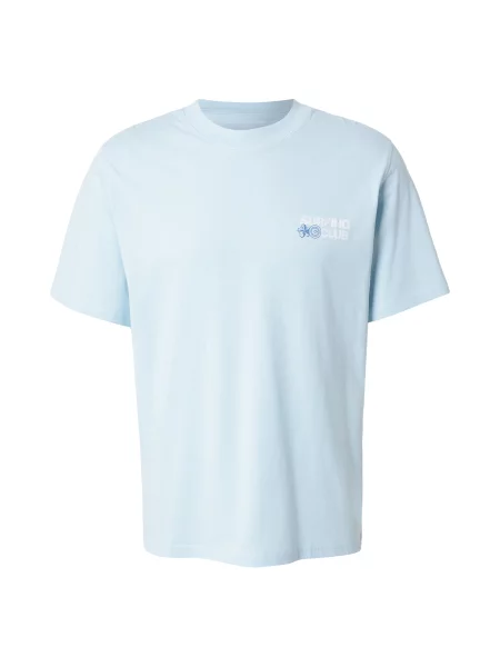 JACK & JONES Tricou JCOMARINA albastru deschis / galben / verde închis alb