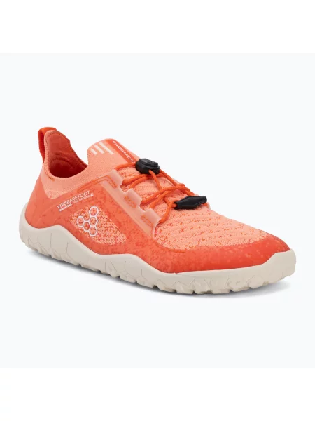 Gyerek barefoot cipők Vivobarefoot Primus Trail Knit FG sunset. Méret: 33 EU piros