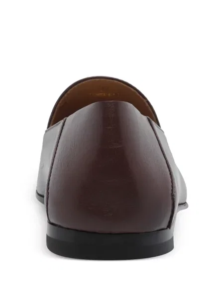 Bőr loafer Tod's autogrammal barna
