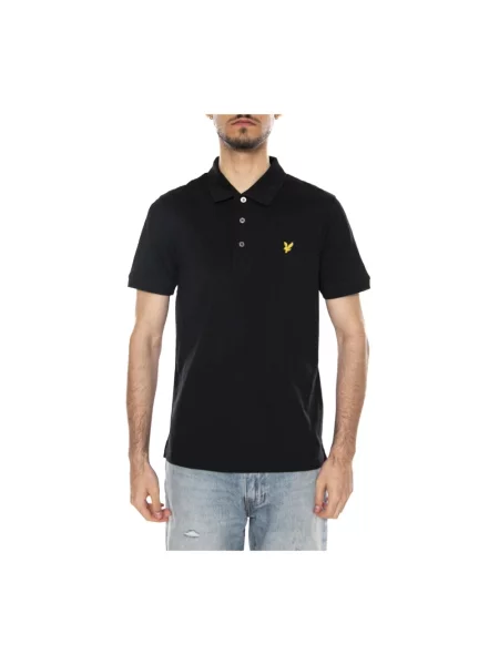 Koszulka polo Lyle & Scott czarna