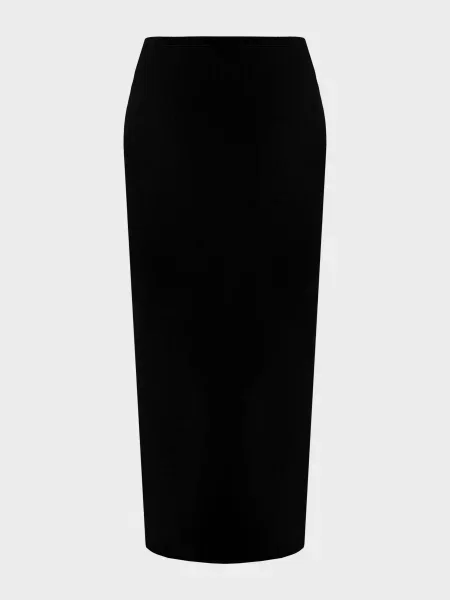 Спідниця максі PRPY бавовна/поліестер/еластан чорний