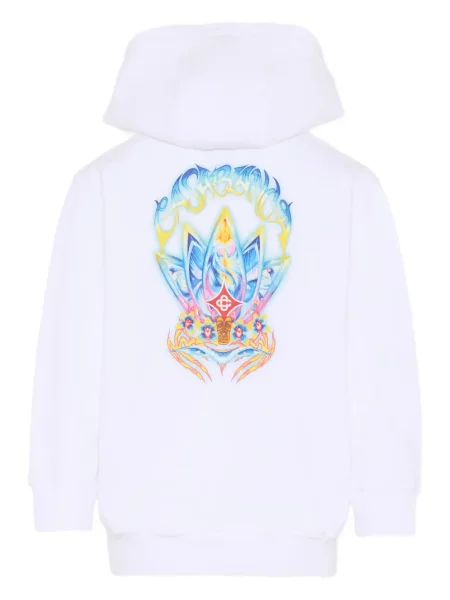 Bluza z kapturem dziecięca Casablanca biała