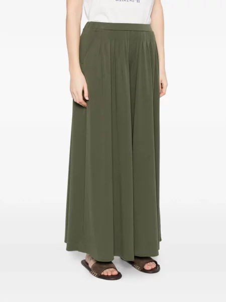 Pantaloni palazzo Max Mara verde