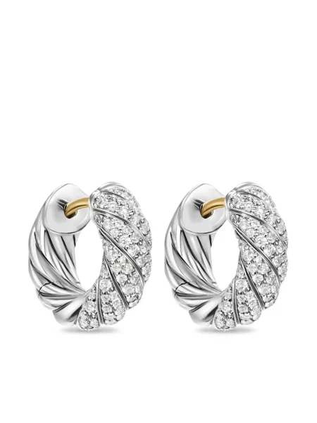 Cercei David Yurman argintiu