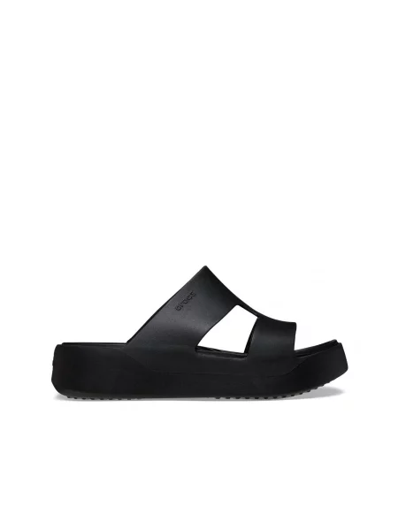 Klapki Crocs Getaway Platform Z Paskiem W Kształcie Litery H czarne