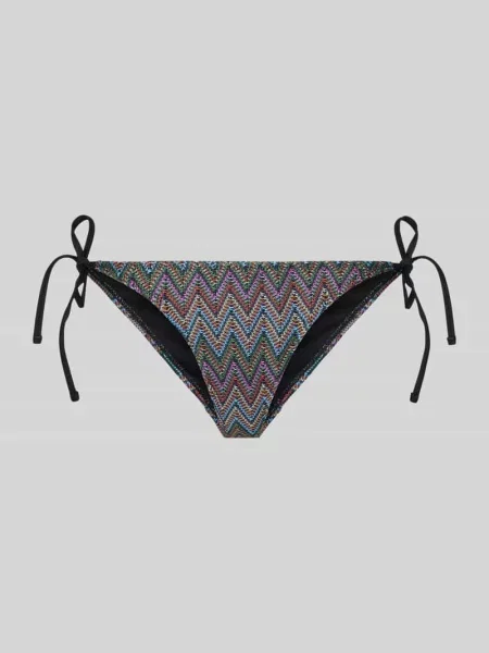 Figi bikini z bocznym wiązaniem model ADA' Pieces czarne
