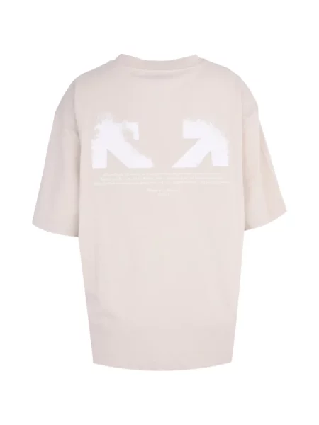 Tricou Off-white cu imagine alb