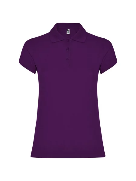 Koszulka Polo W fioletowa