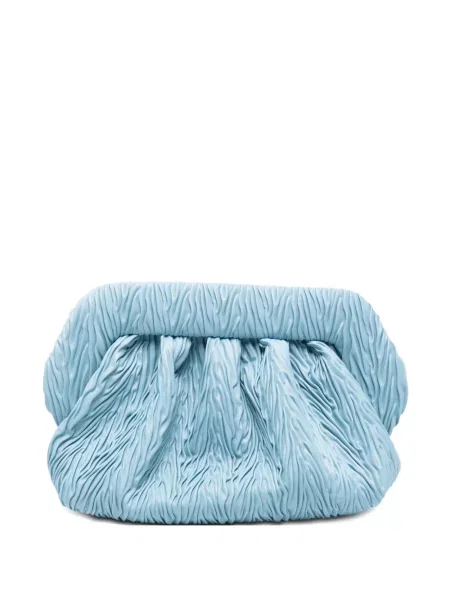 Kopertówka Themoirè z falbankami niebieska