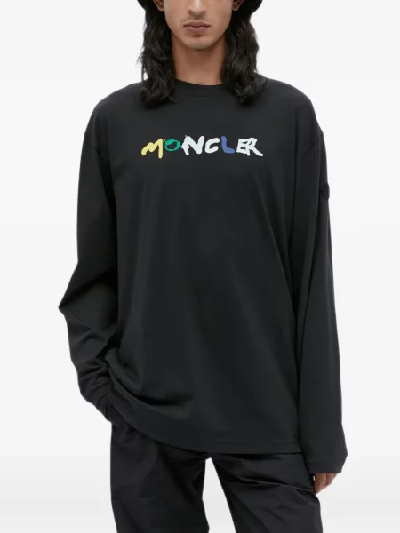 Pălărie Moncler cu autograf negru