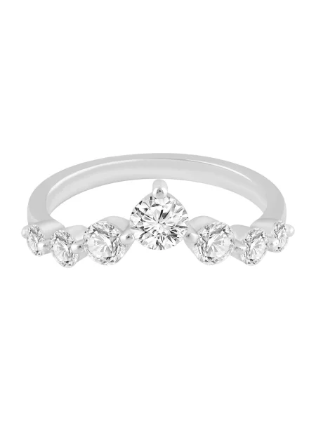ETHISHER DIAMANTEN Prsteň strieborná