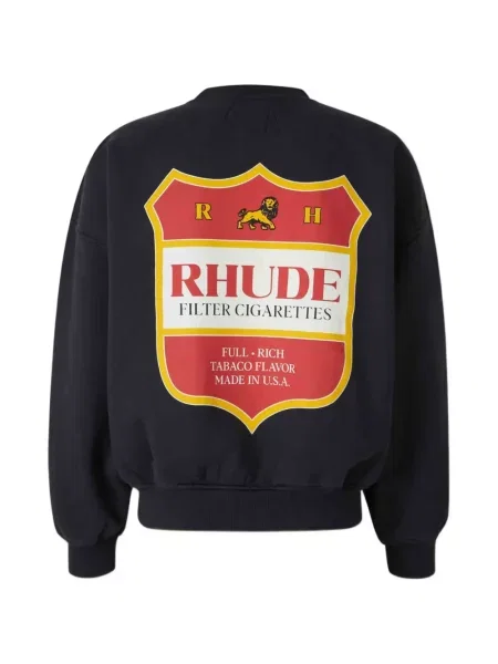 Hanorac Rhude cu imagine negru