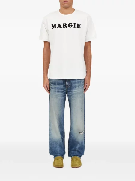 Tricou Mm6 Maison Margiela cu imagine alb