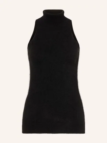 Pletený pletený top Mm By Max Mara černý