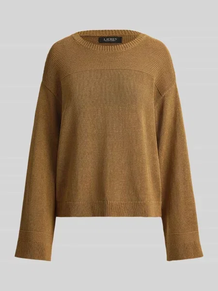 Sweter z dzianiny o kroju relaxed fit z mieszanki bawełny Lauren Ralph Lauren