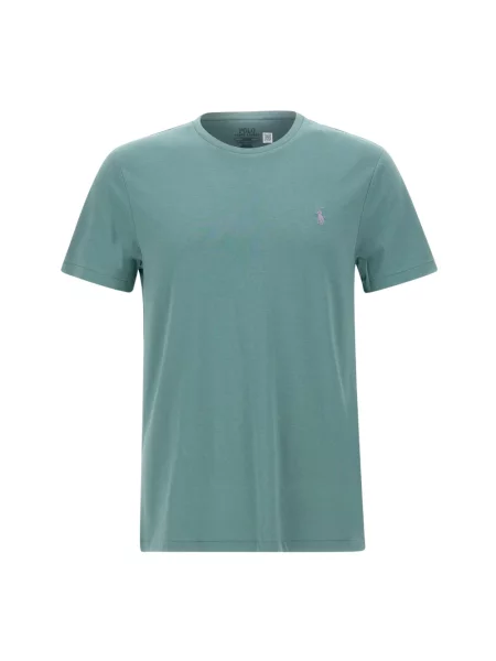 Koszulka polo Polo Ralph Lauren z dżerseju z logo zielona