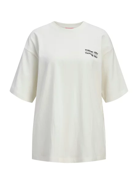 JJXX Tricou JXMILLOW gri / roșu / negru / murdar alb