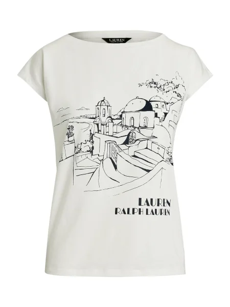 LAUREN RALPH LAUREN Tricou alb