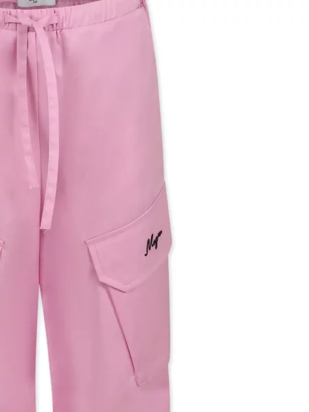 Spodnie dziecięce Msgm różowe