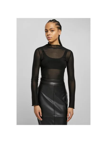 Body Urban Classics de plasă negru