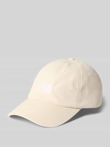 The North Face czapka z daszkiem Norm Hat beżowy z aplikacją biała