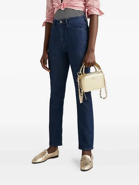 Magas derekú farmerek Tommy Hilfiger kék