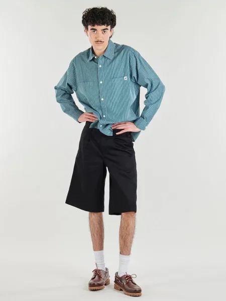 Krátky šortky Dickies v biznis štýle keper čierna